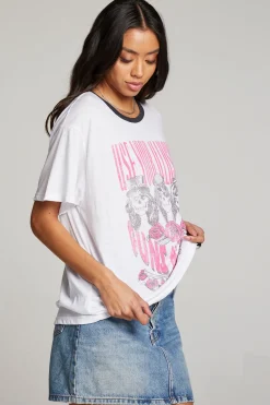 Hot Guns N' Roses Use Your Illusion Skull Tee Women Loungewear|Music