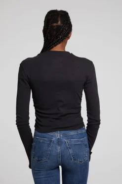 Best Hailey Licorice Long Sleeve Women Loungewear|Tops