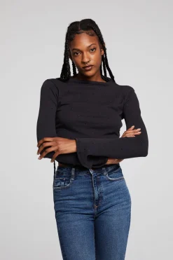 Best Hailey Licorice Long Sleeve Women Loungewear|Tops