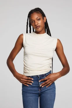 Discount Haileyy White Cap Grey Tank Top Women Loungewear|Tops