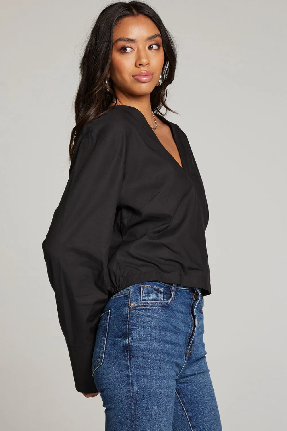 Clearance Haleyy Licorice Blouse Women Loungewear|Tops