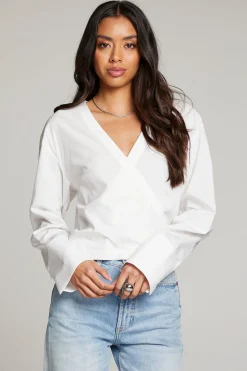 Shop Haleyy White Blouse Women Loungewear|Tops