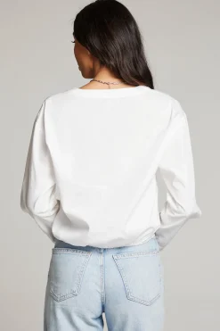 Shop Haleyy White Blouse Women Loungewear|Tops