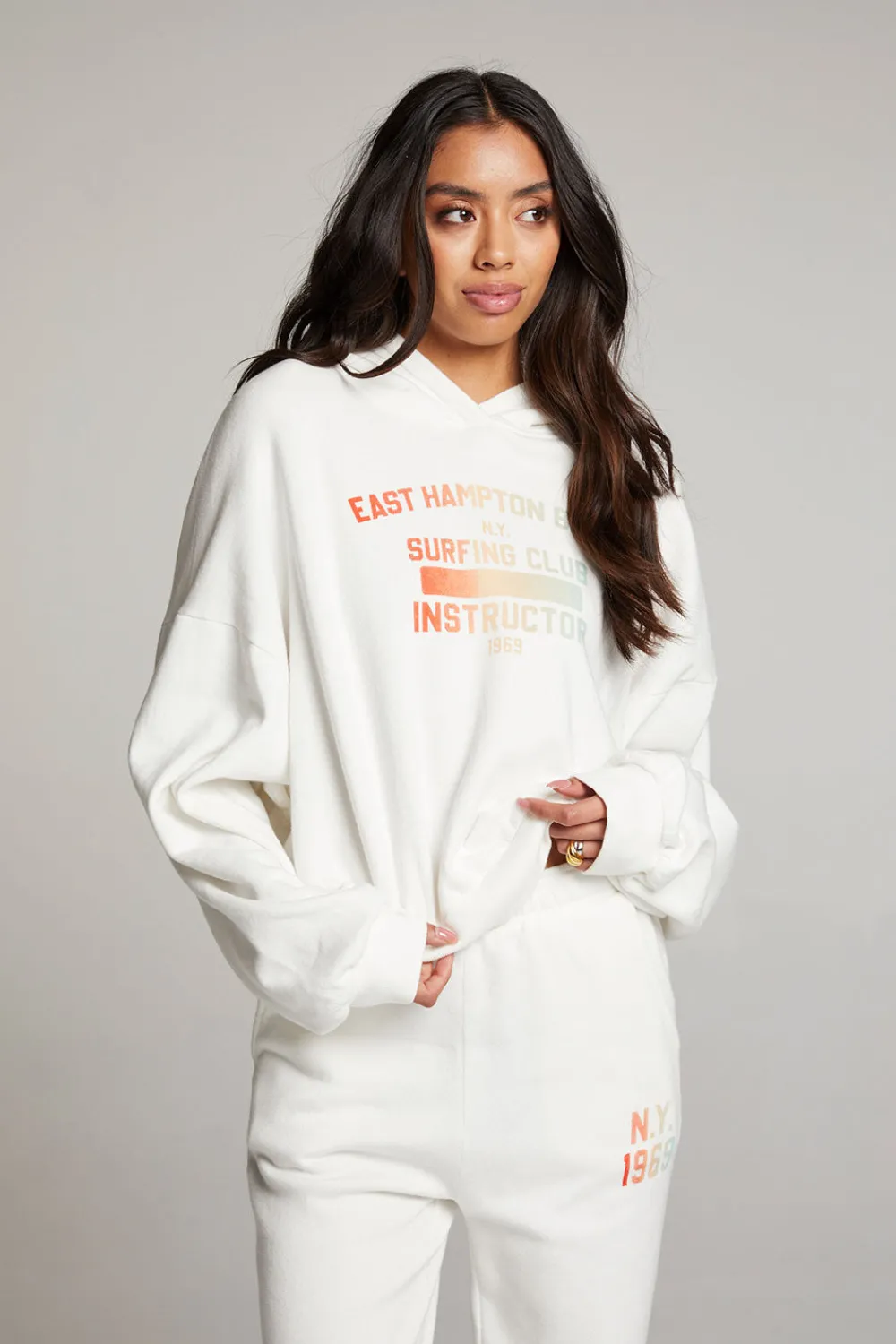 Fashion Hamptons Surf Club Pullover Hoodie Women Loungewear|Graphics