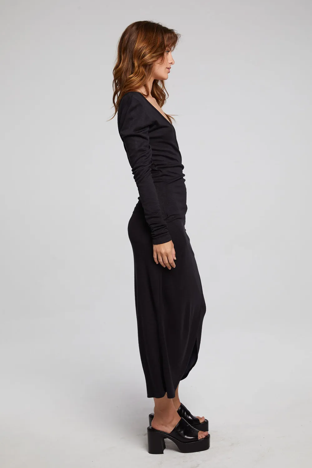 Outlet Harmony Licorice Midi Dress Women Loungewear|Dresses