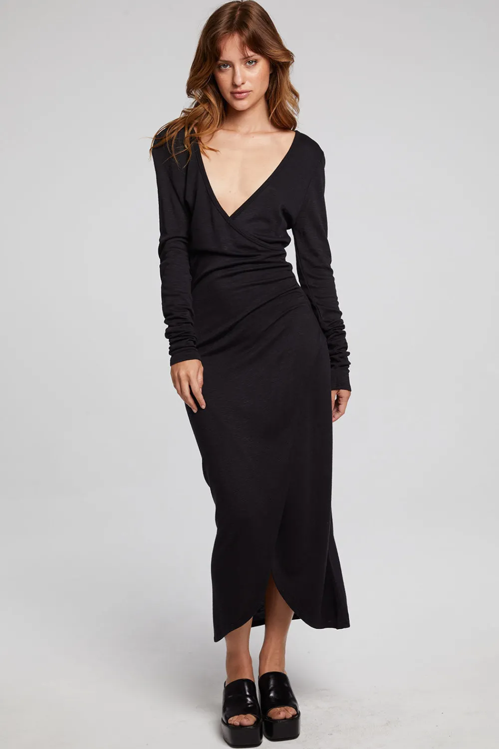 Outlet Harmony Licorice Midi Dress Women Loungewear|Dresses