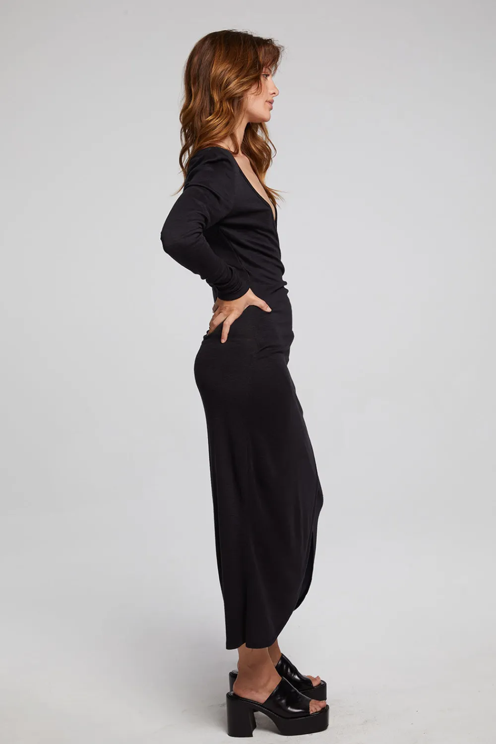 Outlet Harmony Licorice Midi Dress Women Loungewear|Dresses