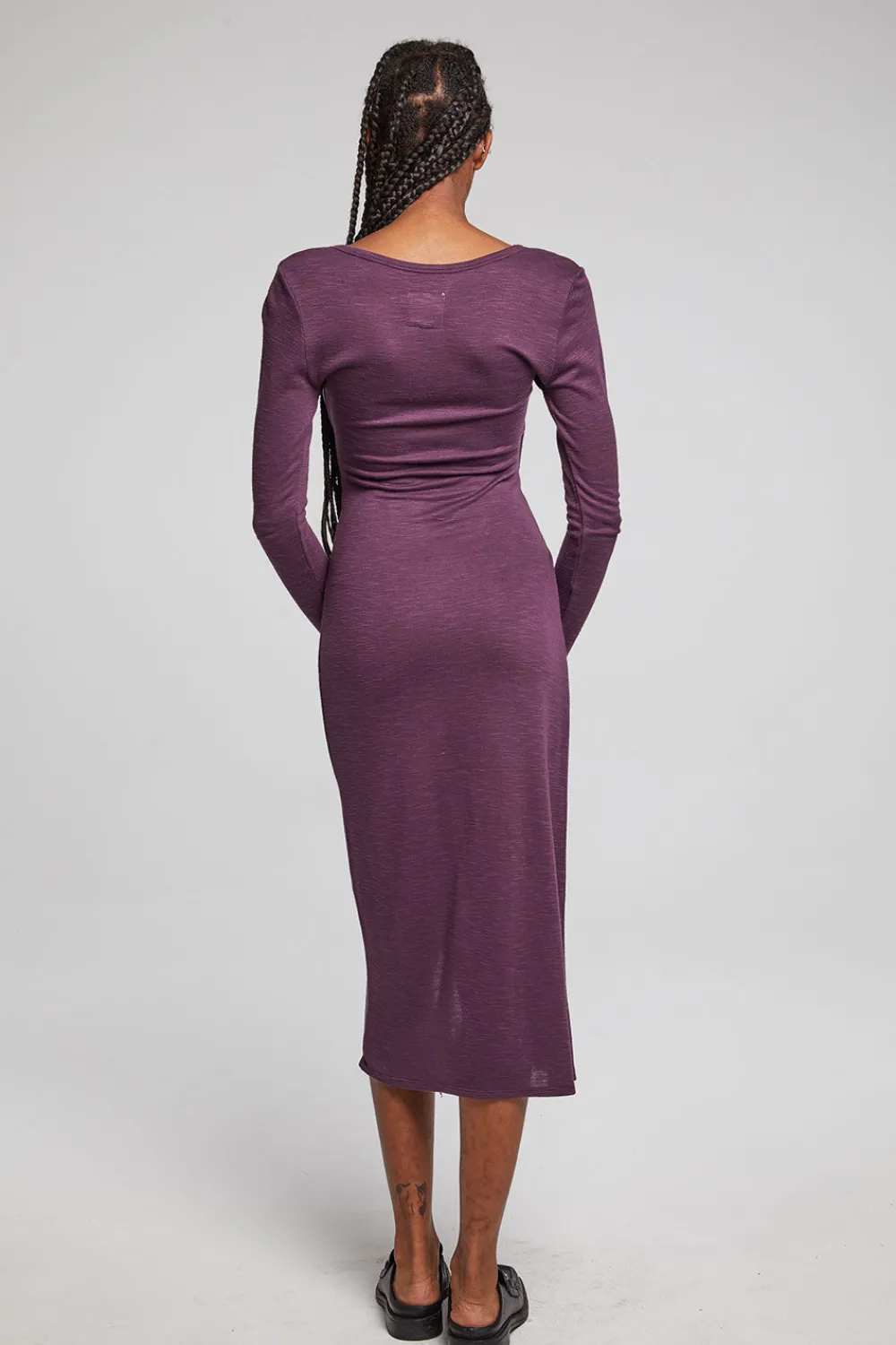 Flash Sale Harmony Plum Perfect Midi Dress Women Loungewear|Dresses