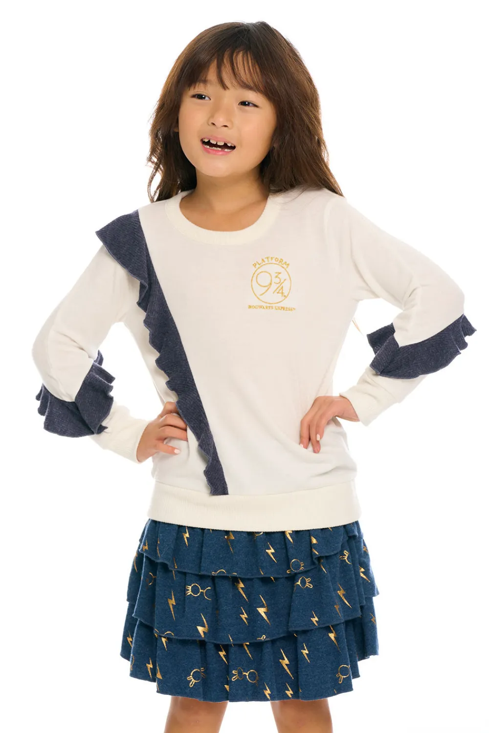 Cheap Harry Potter - Hogwarts Ruffle Pullover Kids Girls