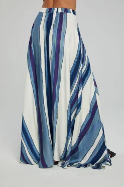 Flash Sale Hazel Maxi Skirt - Pacific Stripe Women Loungewear|Bottoms