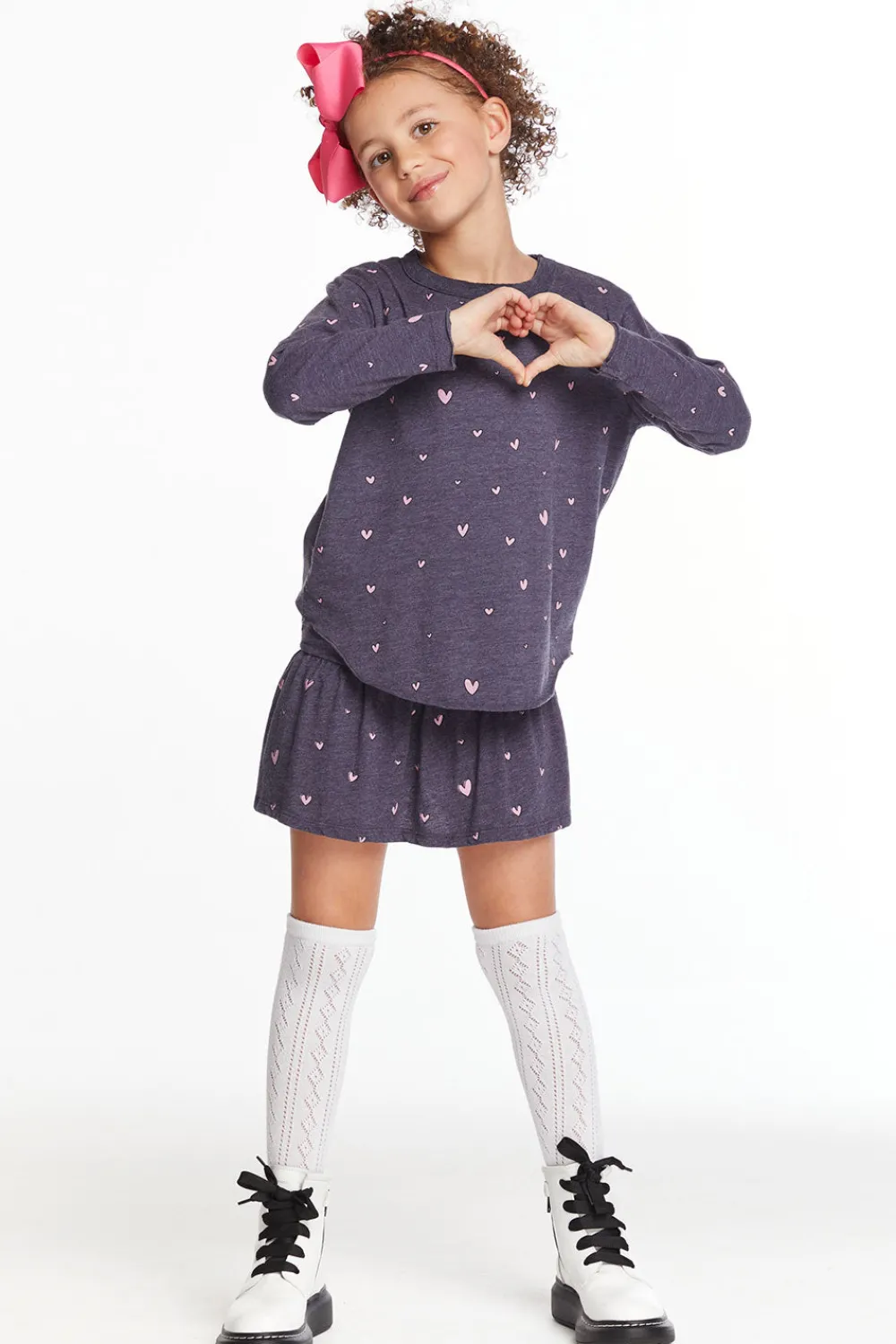 Cheap Hearts Girls Peplum Skort Kids Girls
