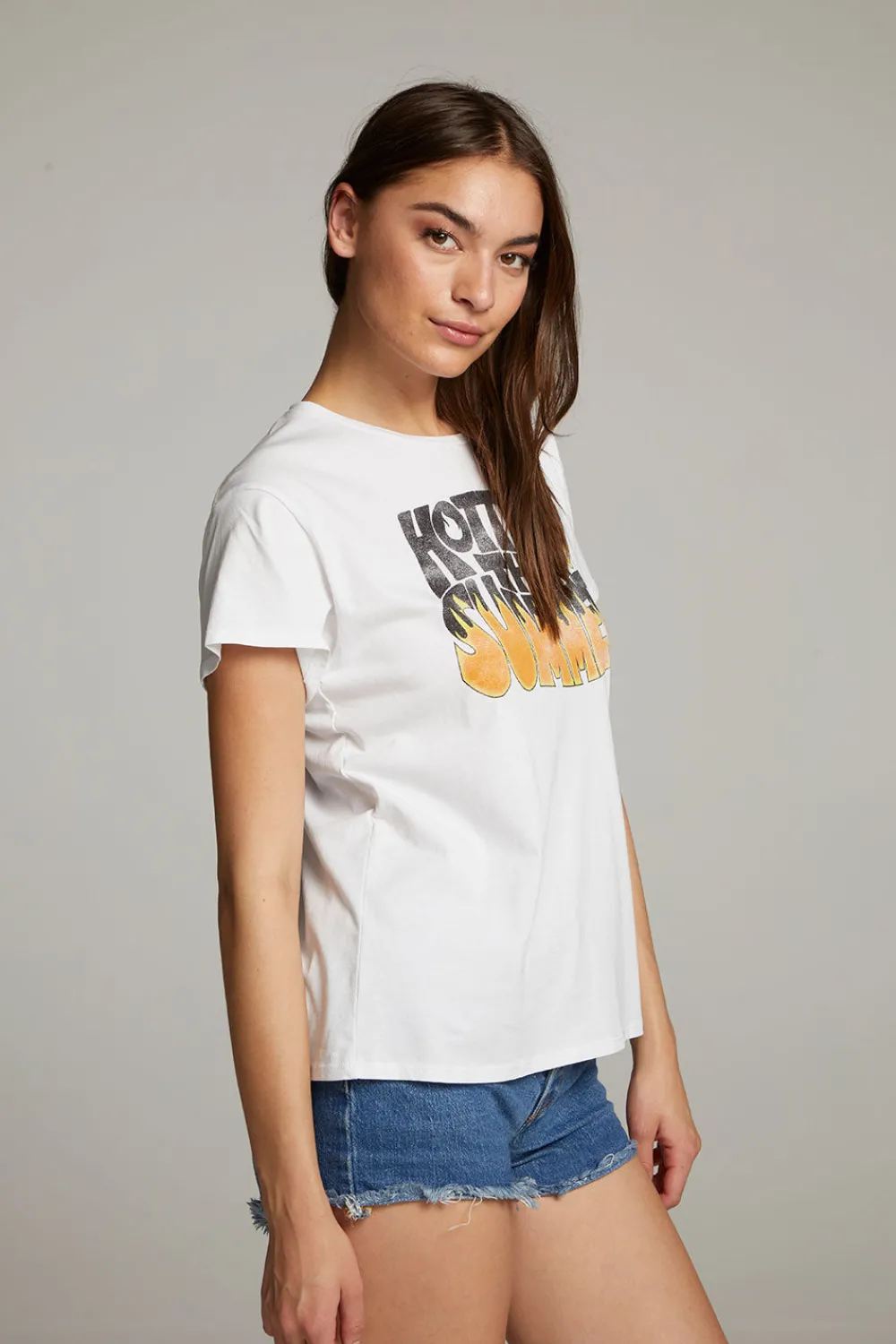 Fashion Hotter Than Summer Tee Women Loungewear|Graphics