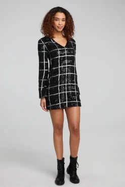 New Hunter Fairfax Plaid Mini Dress Women Loungewear|Dresses