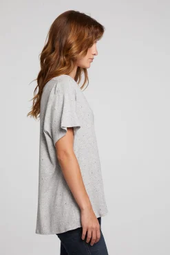 Discount Hyacinth Heather Grey Tee Women Loungewear|Tops