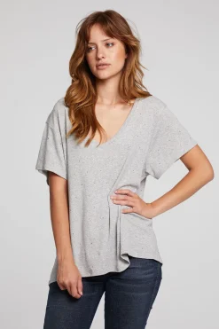 Discount Hyacinth Heather Grey Tee Women Loungewear|Tops