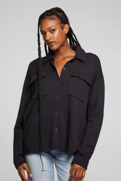 Discount Hyde Licorice Button Down Women Loungewear|Tops