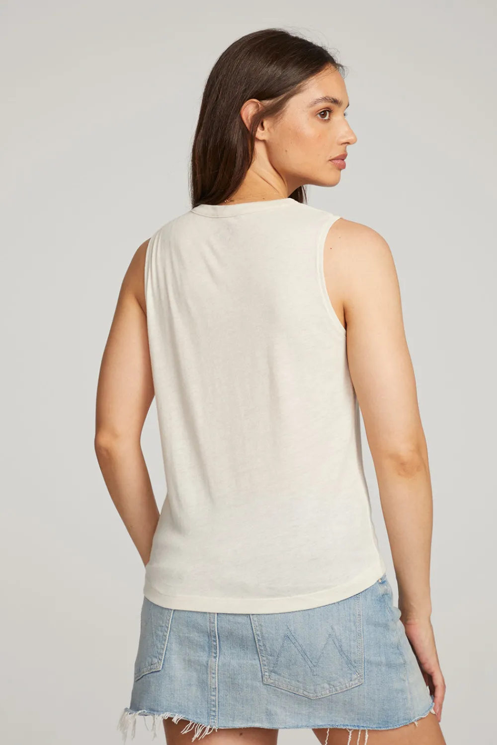 Hot Ibiza Palm Muscle Tee Women Loungewear|Graphics