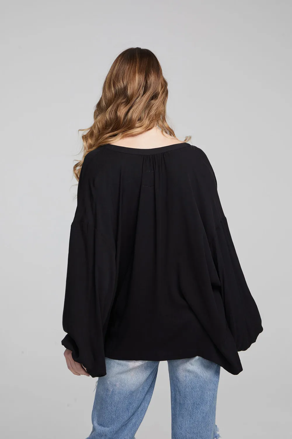 Online Idol Shadow Black Blouse Women Loungewear|Tops