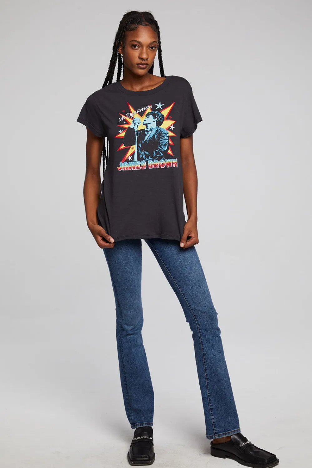 Cheap James Brown Mr. Dynamite Tee Women Loungewear|Music