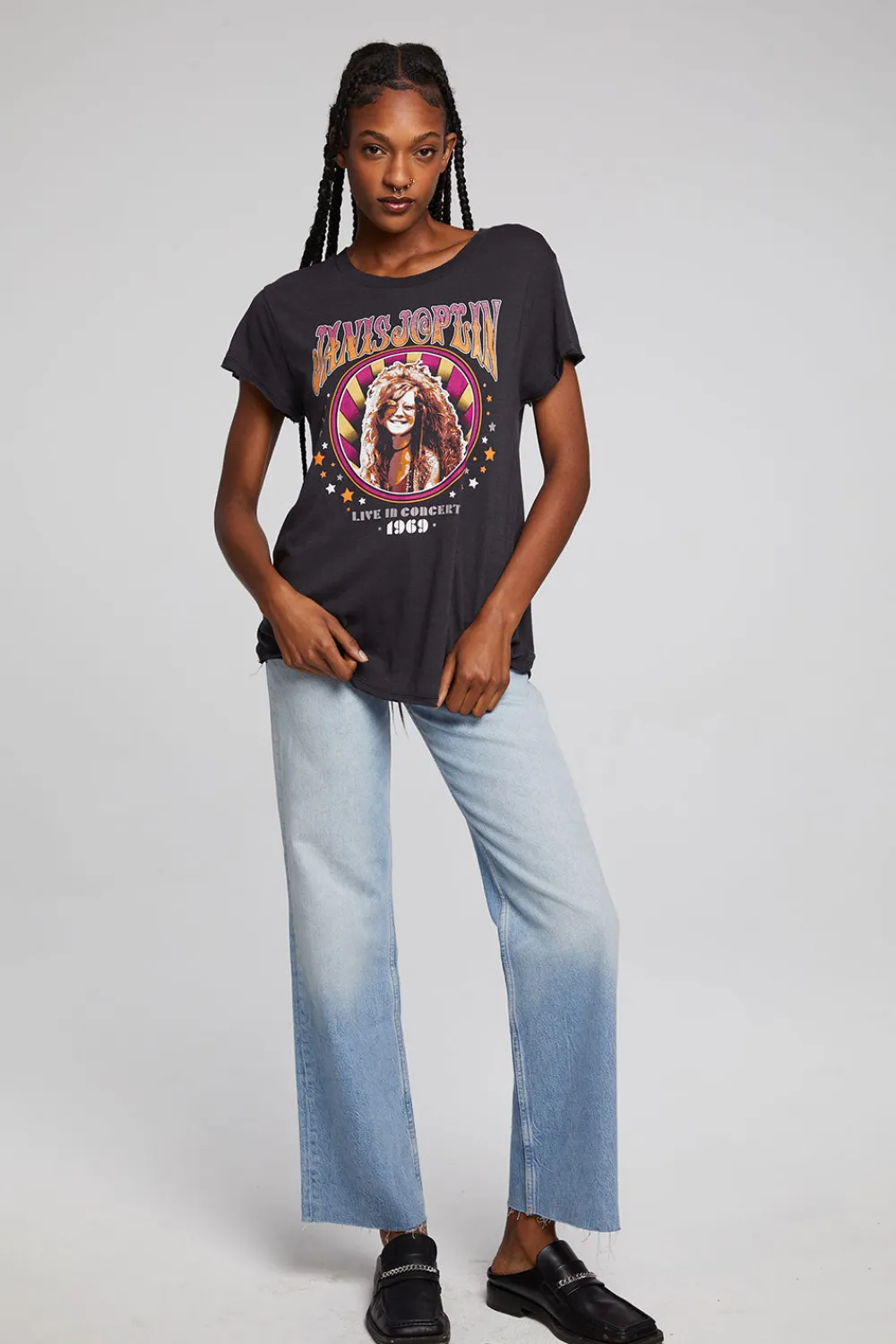 Cheap Janis Joplin Live 1969 Sonoma Tee Women Loungewear|Music