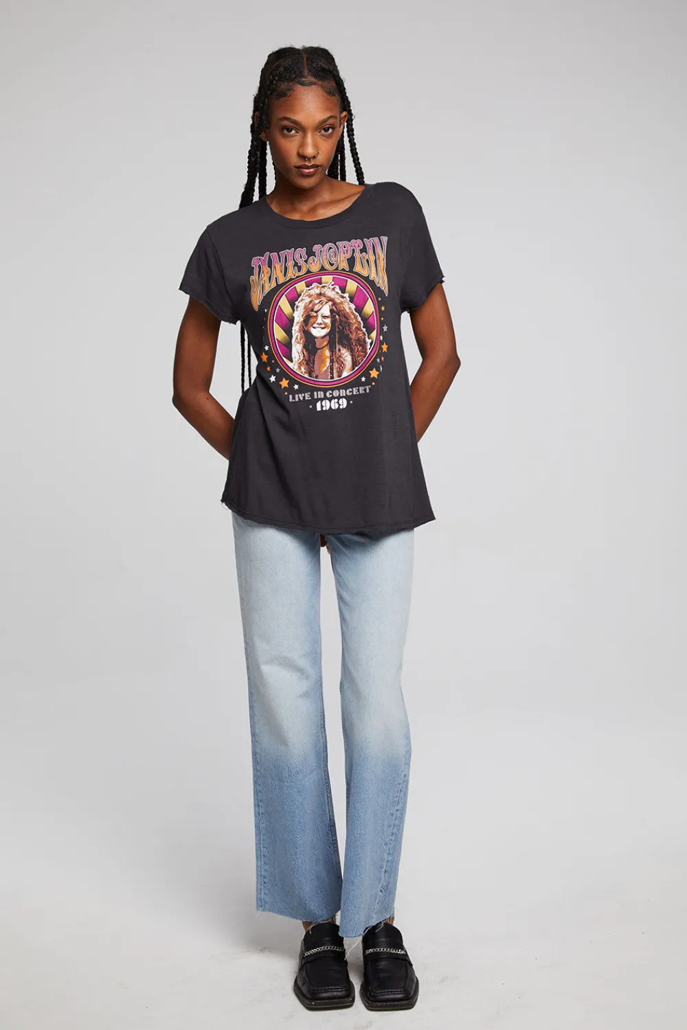Cheap Janis Joplin Live 1969 Sonoma Tee Women Loungewear|Music