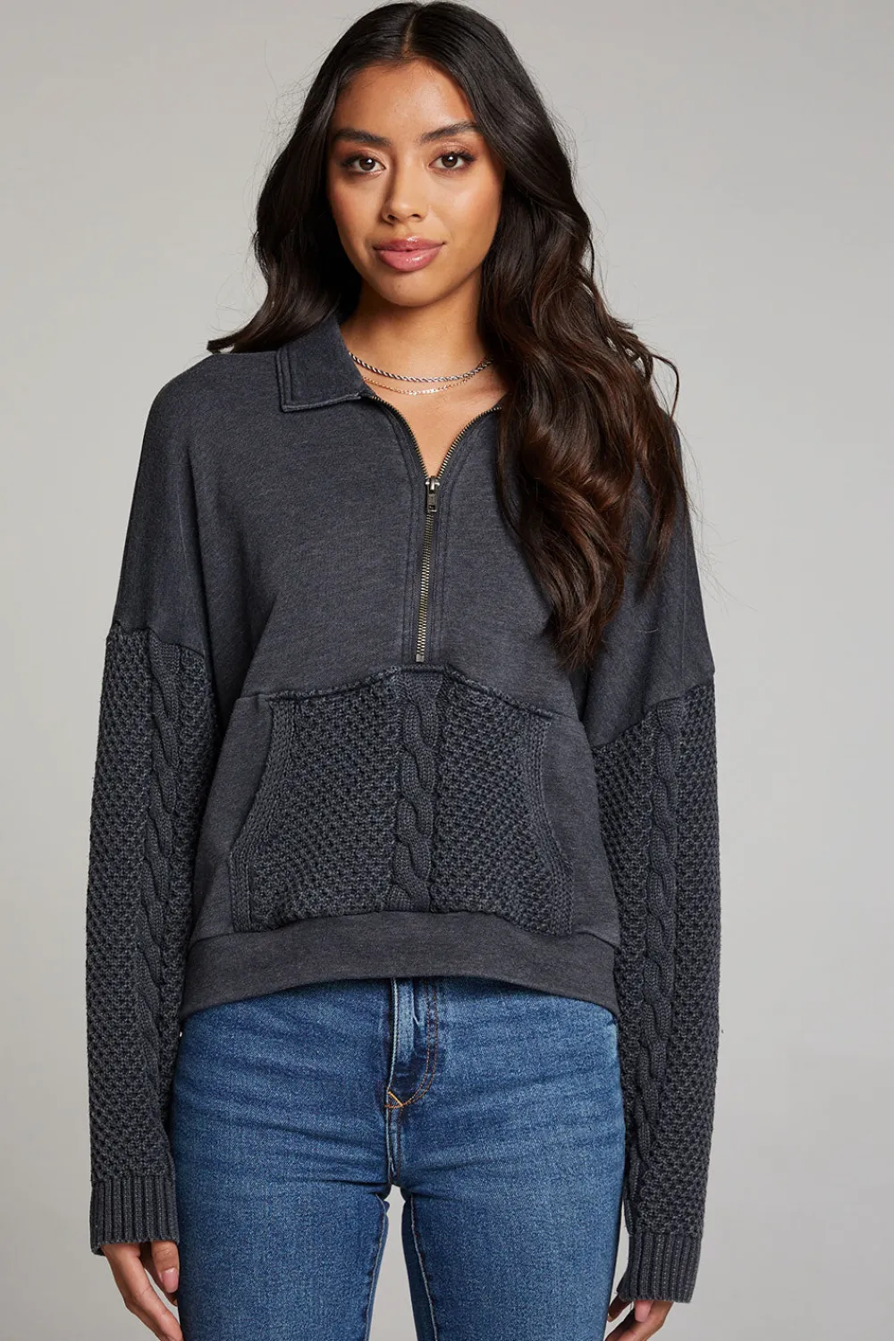 Shop Joe Licorice Half Zip Women Outerwear|Loungewear