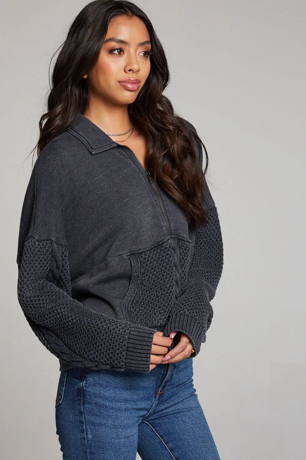 Shop Joe Licorice Half Zip Women Outerwear|Loungewear