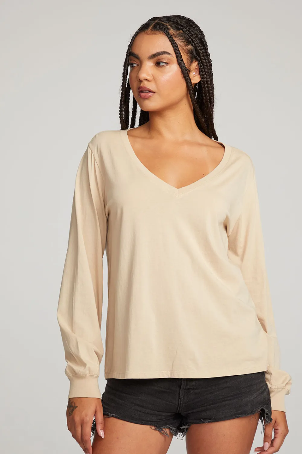 Fashion Kara Cappuccino Long Sleeve Women Loungewear|Essentials