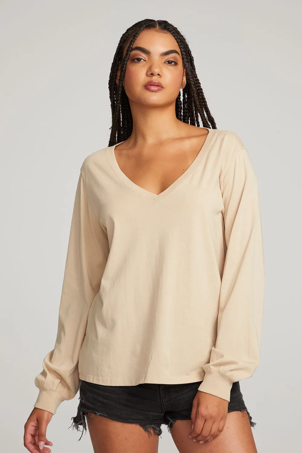 Fashion Kara Cappuccino Long Sleeve Women Loungewear|Essentials