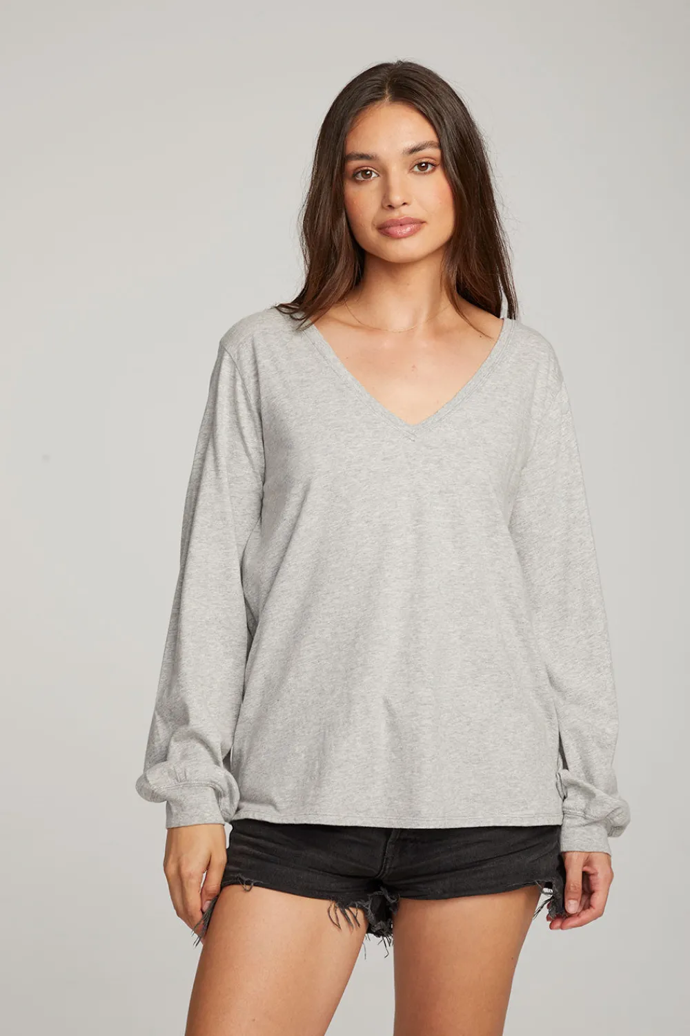 Discount Kara Heather Grey Long Sleeve Women Loungewear|Essentials