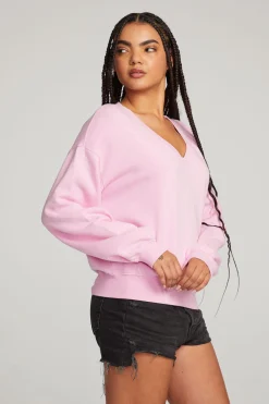 Store Kara Pastel Lavender Long Sleeve Women Loungewear|Essentials