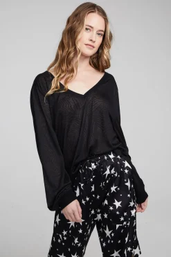 Cheap Kara Shadow Black Long Sleeve Women Outerwear|Loungewear