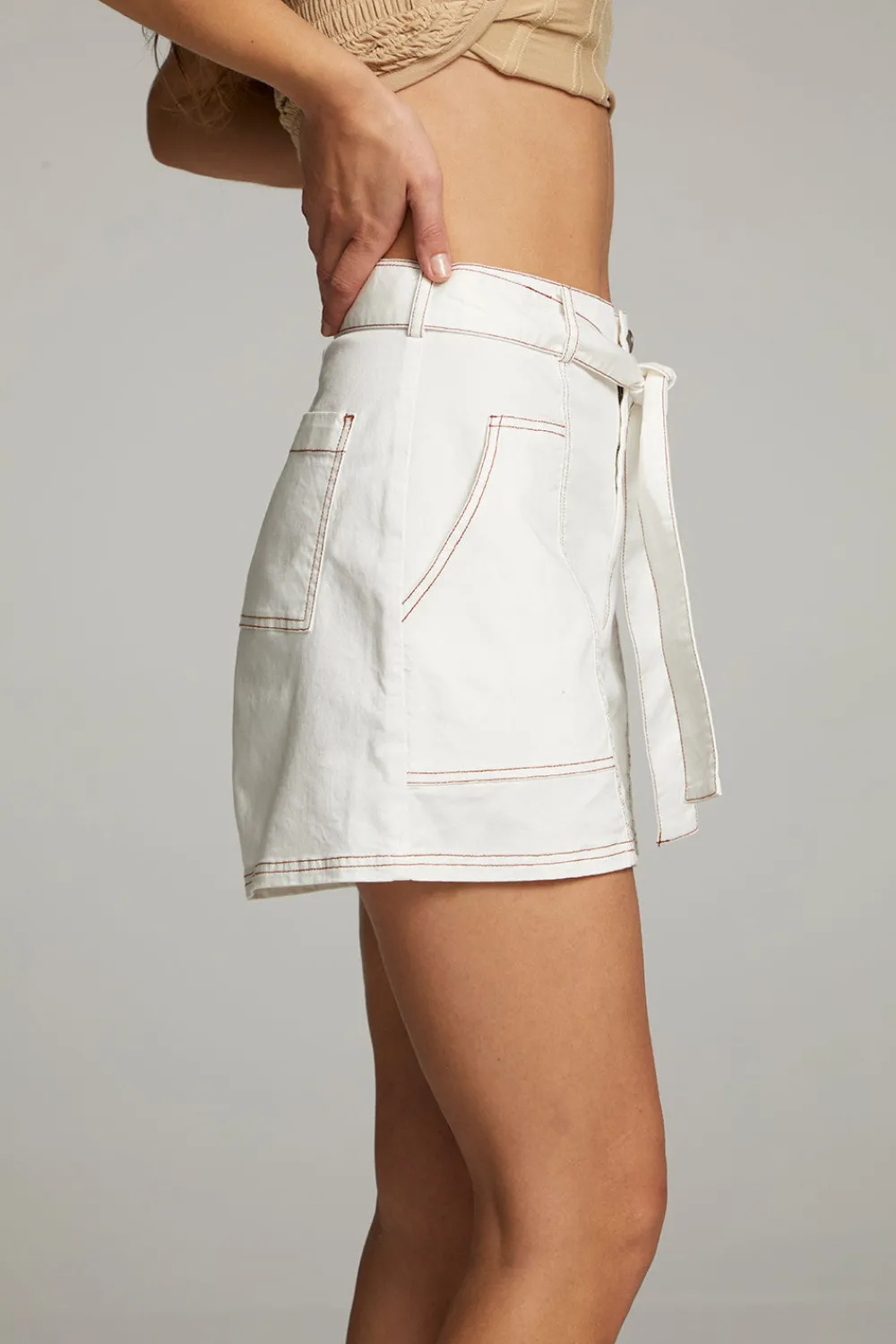 New Karina White Short Women Loungewear|Bottoms