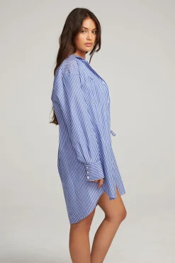 Flash Sale Kerstin Marmont Stripe Button Down Women Loungewear|Tops