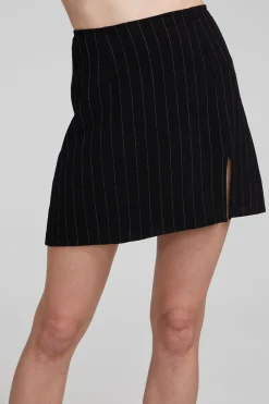 Sale Kiss Beverly Pinstripe Mini Skirt Women Loungewear|Bottoms