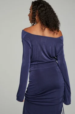 Best Sale Koston Long Sleeve - Dark Denim Women Outerwear|Loungewear