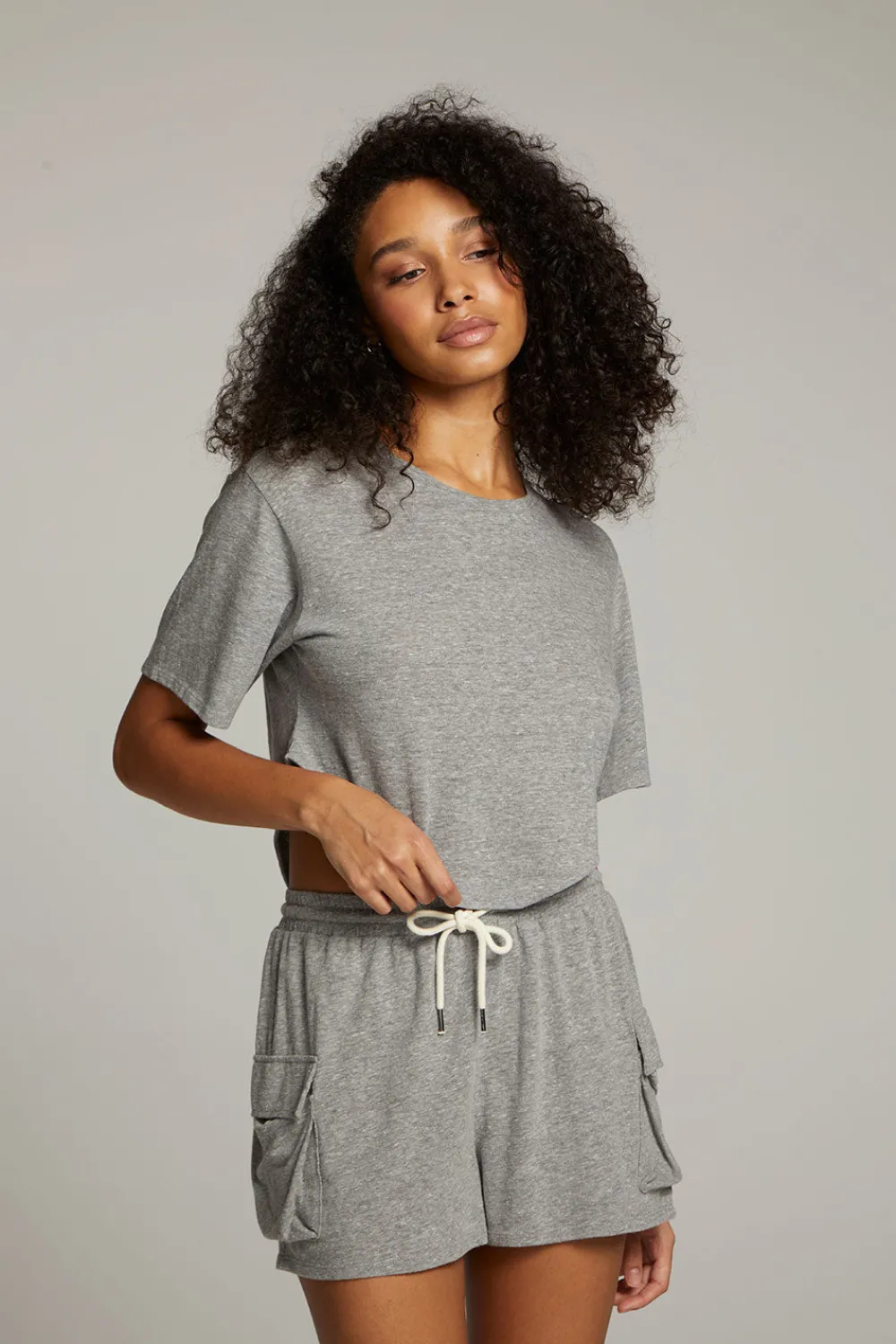 Flash Sale Kylie Streaky Grey Tee Women Loungewear|Tops