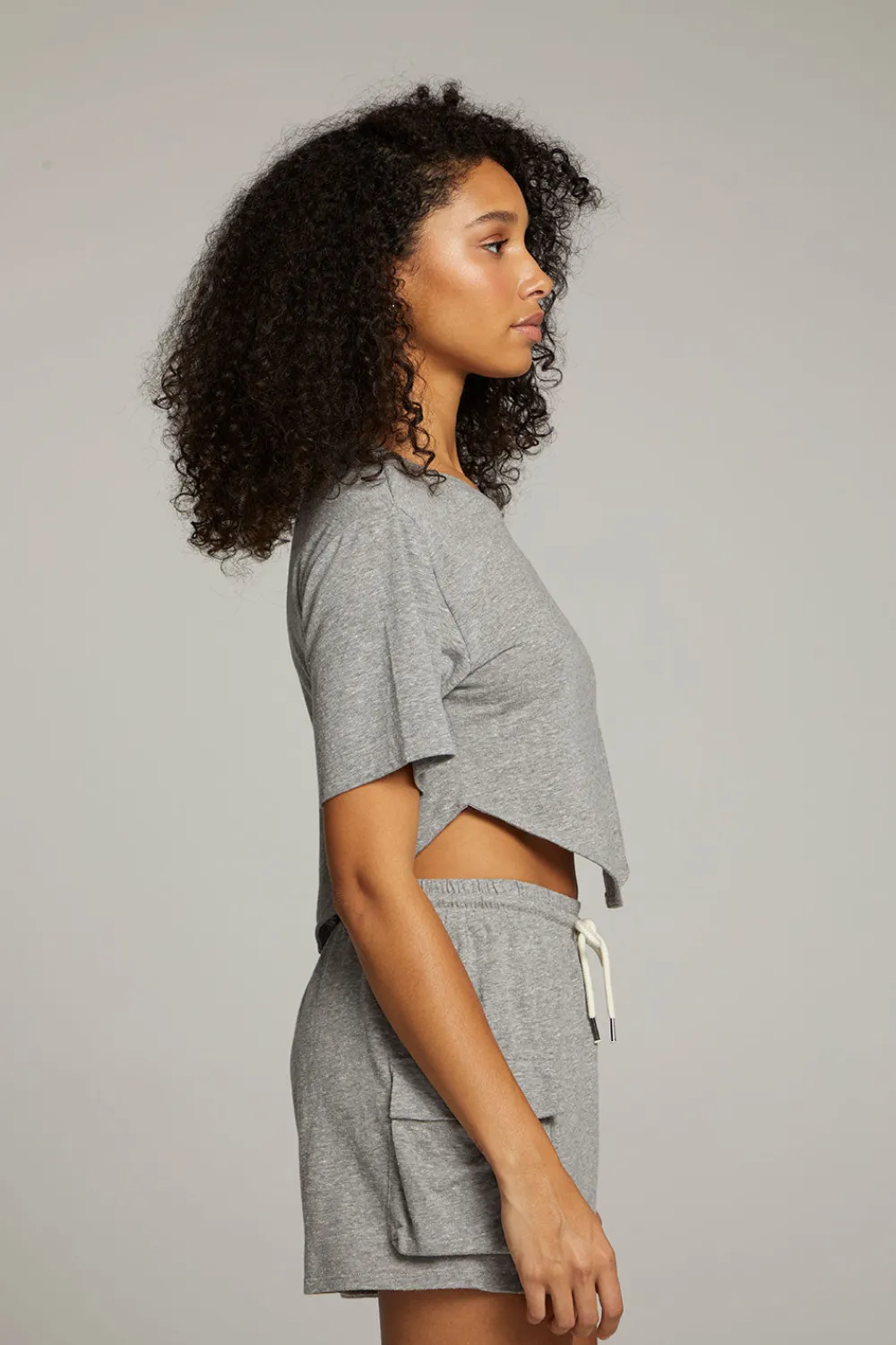 Flash Sale Kylie Streaky Grey Tee Women Loungewear|Tops