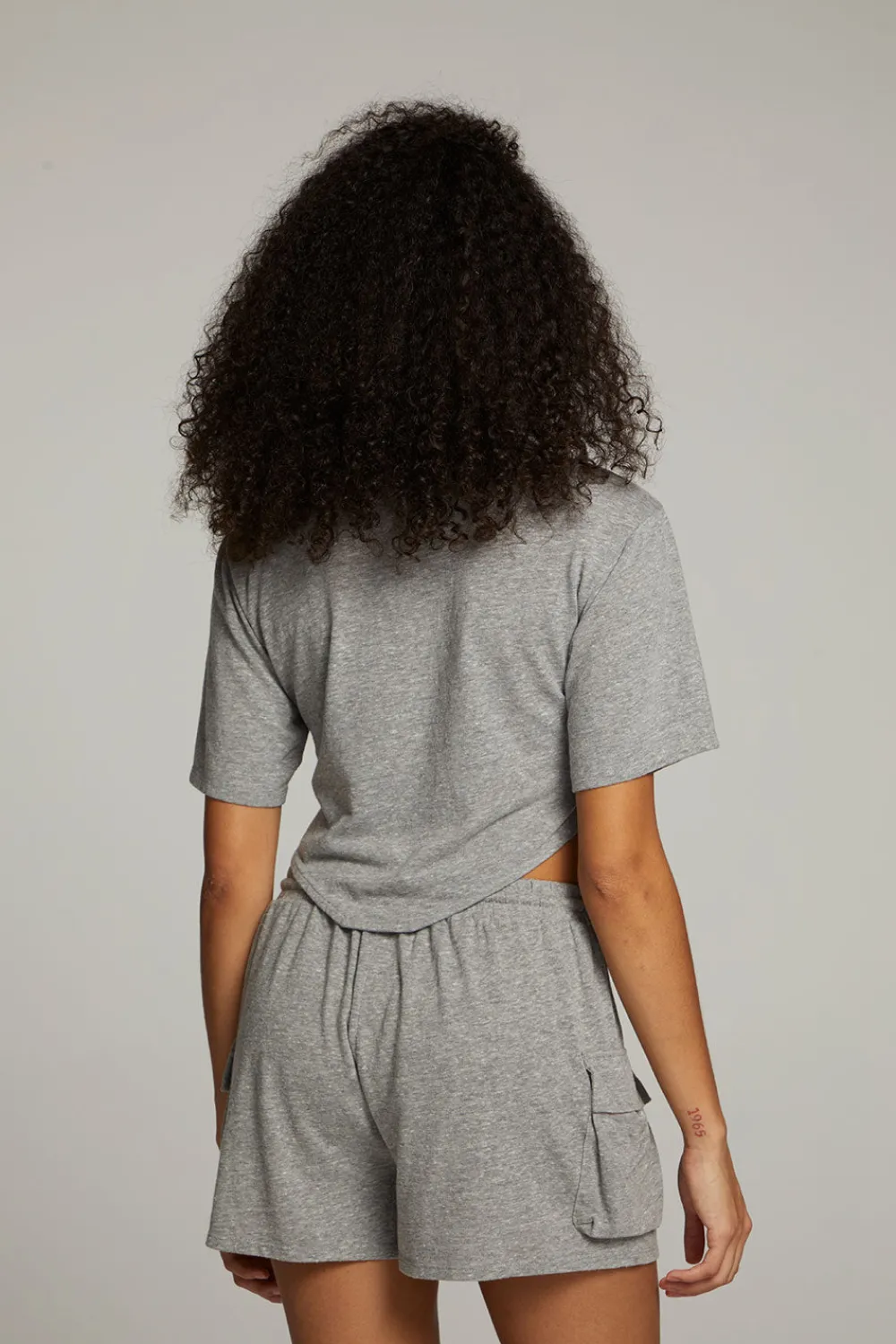 Flash Sale Kylie Streaky Grey Tee Women Loungewear|Tops