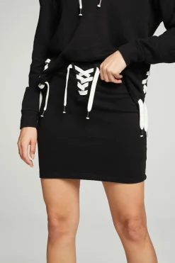 New Lace Up Mini Skirt Women Bottoms