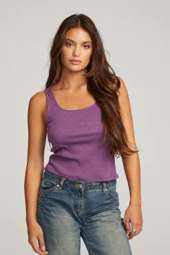 Clearance Lander Eggplant Tank Women Tops|Loungewear