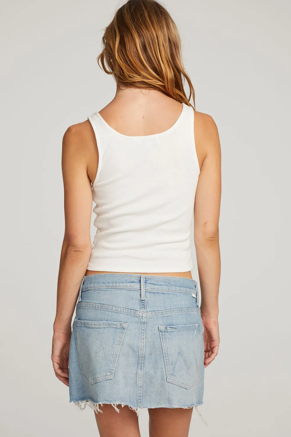 Online Lander White Tank Women Loungewear|Tops