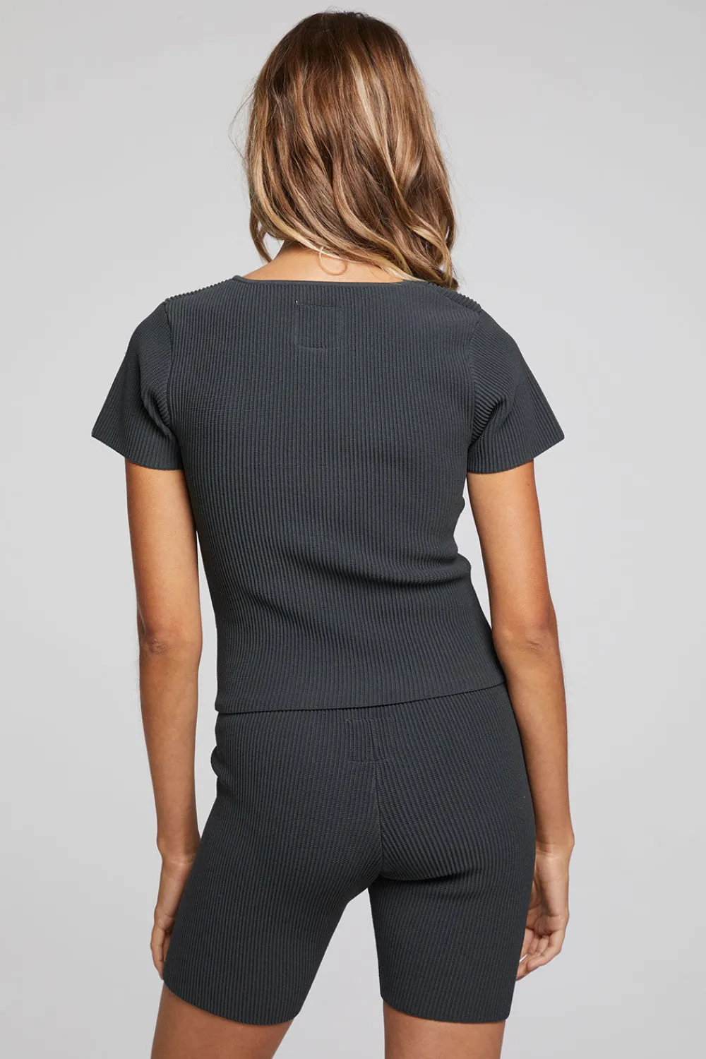 New Leah Black Licorice Tee Women Loungewear|Tops