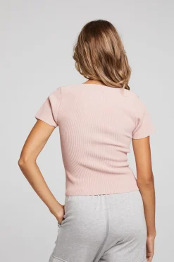 Store Leah Peach Whip Tee Women Loungewear|Tops