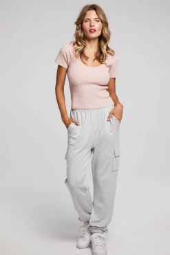 Store Leah Peach Whip Tee Women Loungewear|Tops