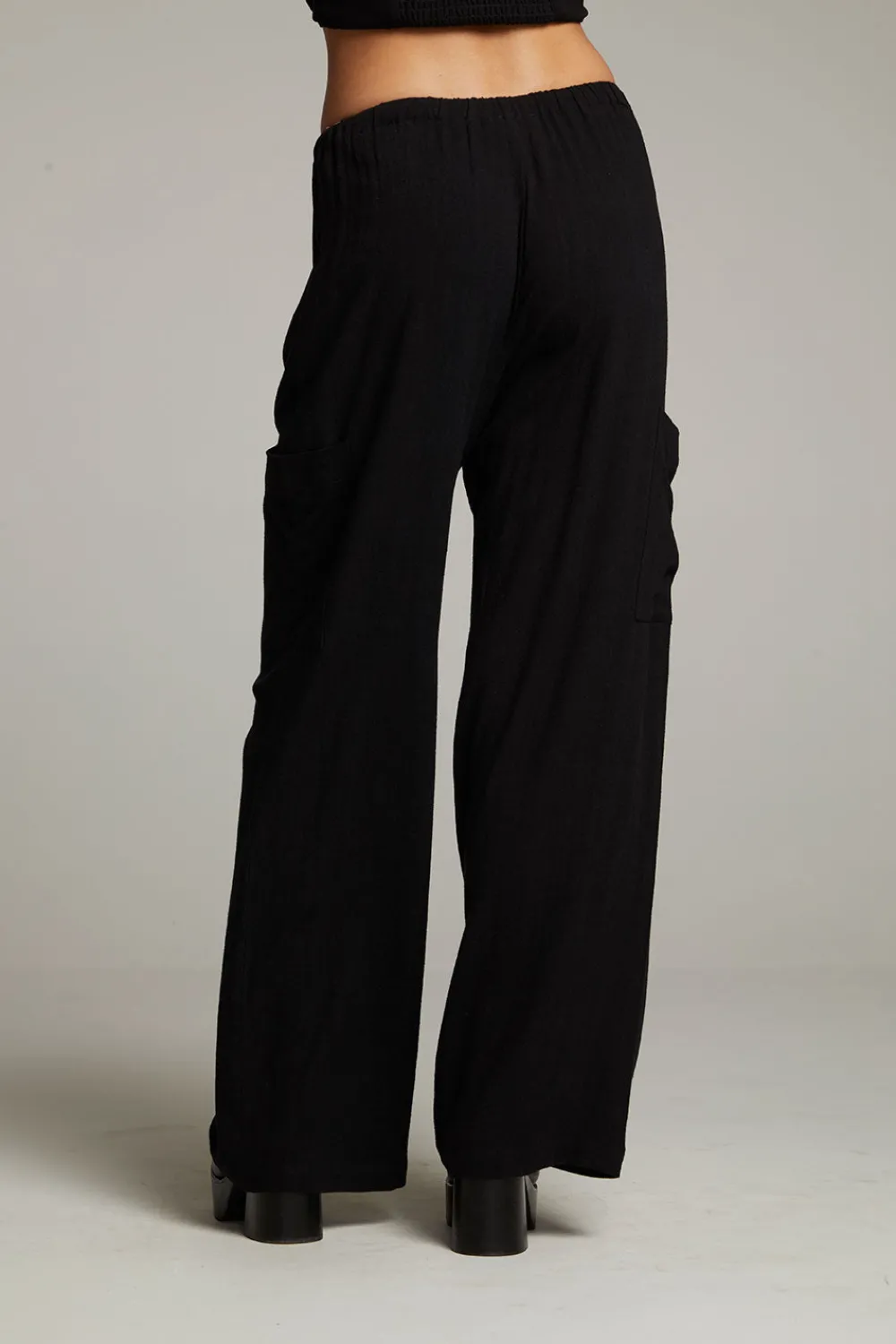 Hot Lee True Black Trouser Women Loungewear|Bottoms