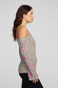New Leopard Star Long Sleeve Women Loungewear|Graphics