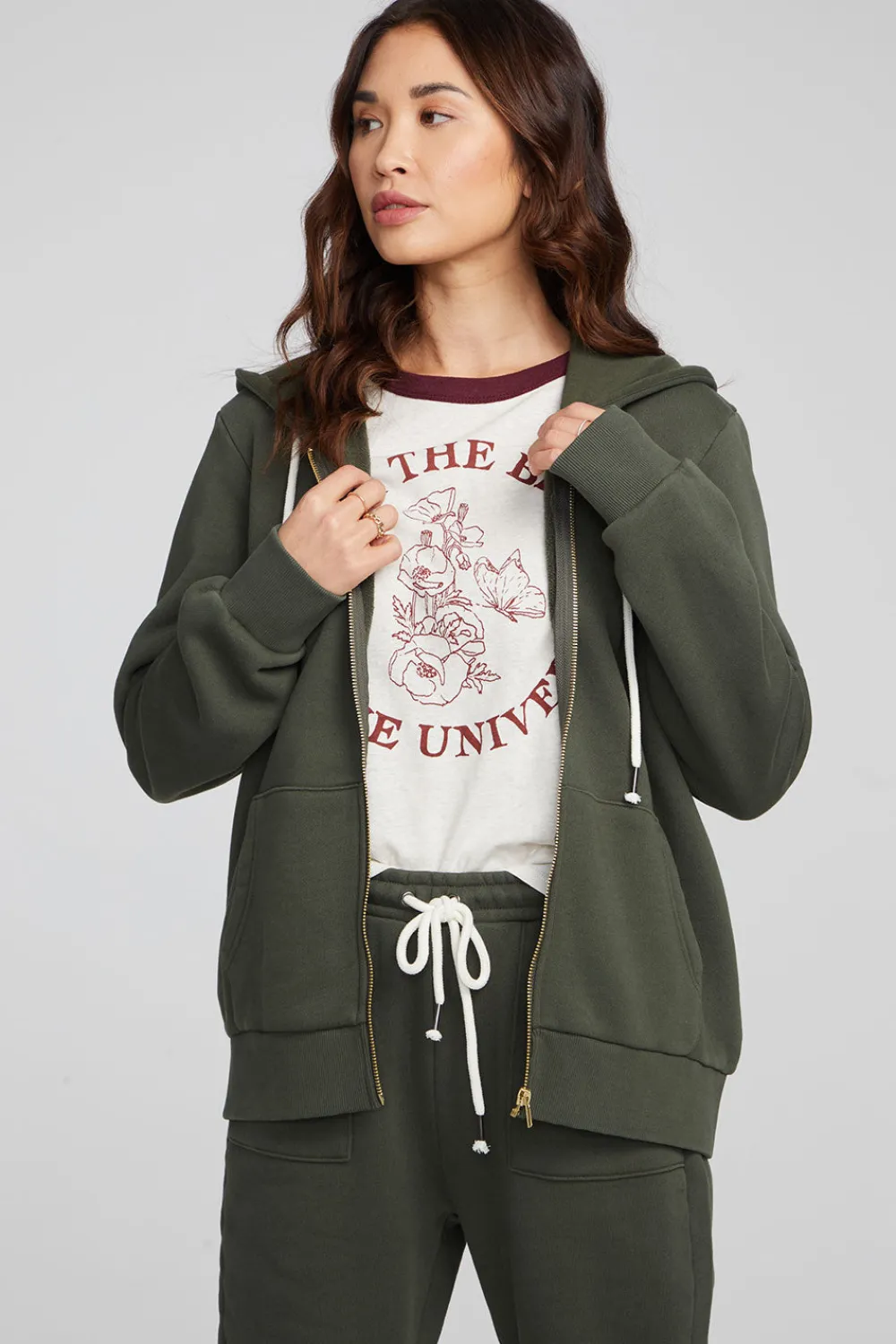 Sale Lex Forest Night Zip Up Hoodie Women Outerwear|Loungewear