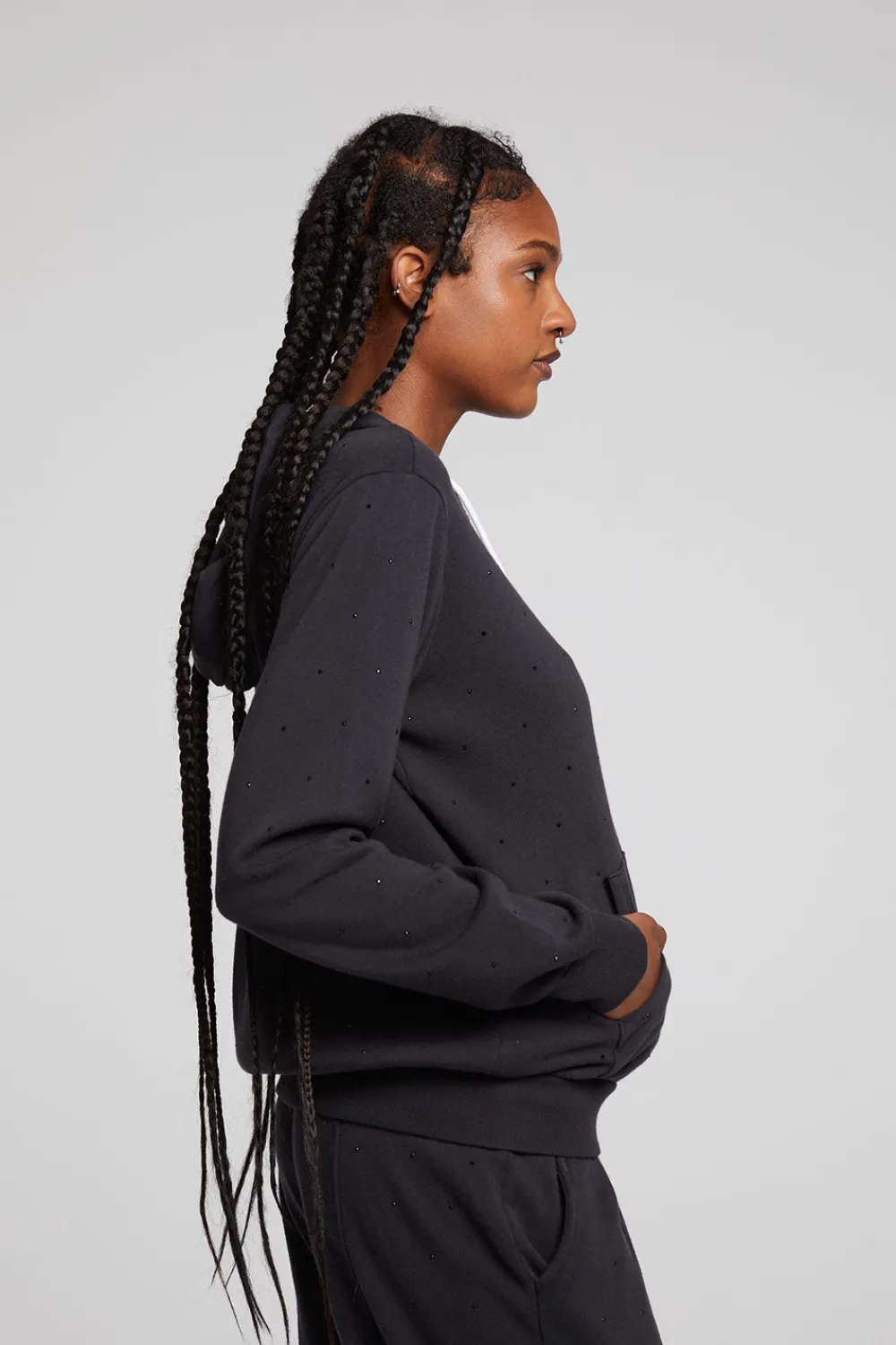 Best Sale Lex Licorice Zip Up Hoodie Women Outerwear|Loungewear