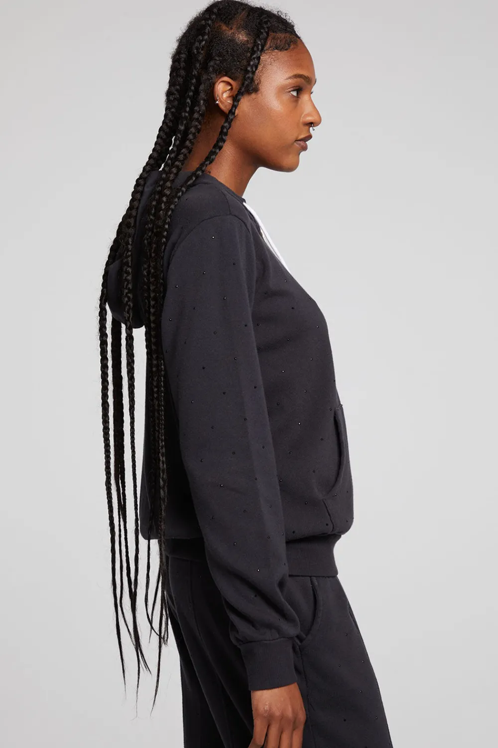 Best Sale Lex Licorice Zip Up Hoodie Women Outerwear|Loungewear